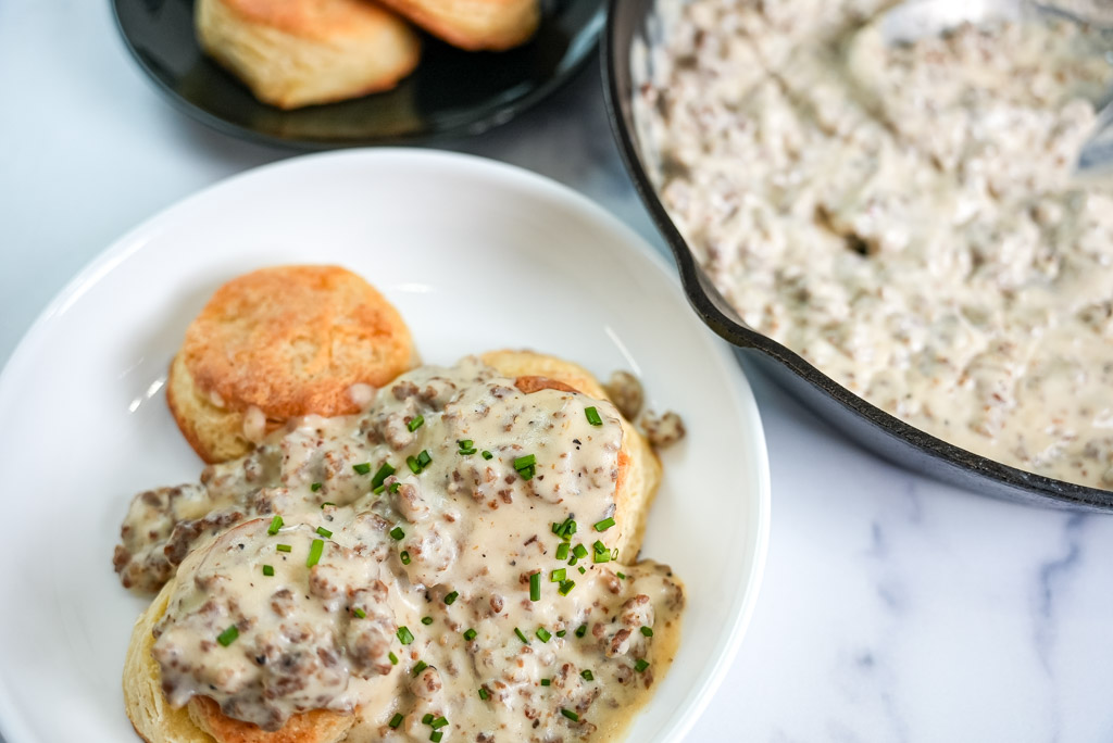 Biscuit Sausage Gravy