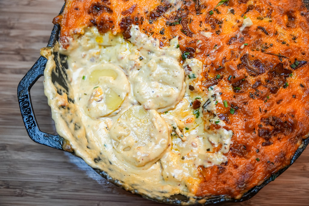 Homemade Au Gratin Scalloped Potatoes